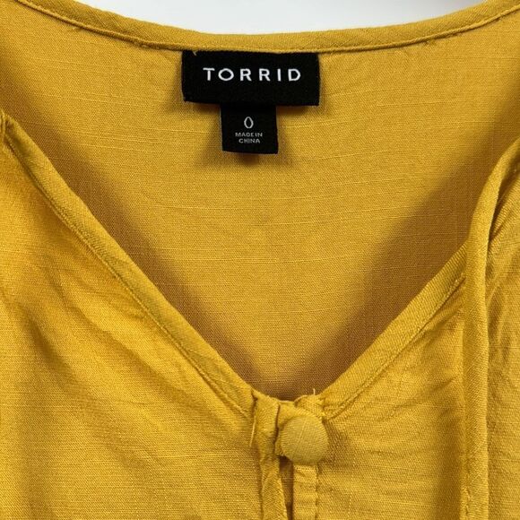 Torrid Yellow Tank Top 0 - Picture 8 of 10